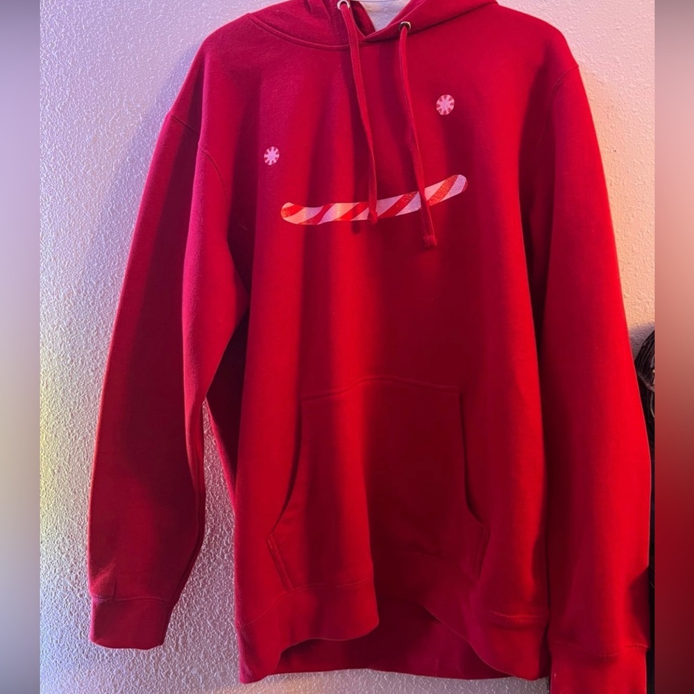 Dream Brand Christmas Candy Cane Hooded Sweatshirt